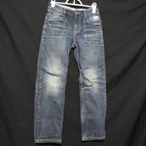 MEXX DENIM size 11, faded blue denim, adjustable inner waistband, 100% cotton